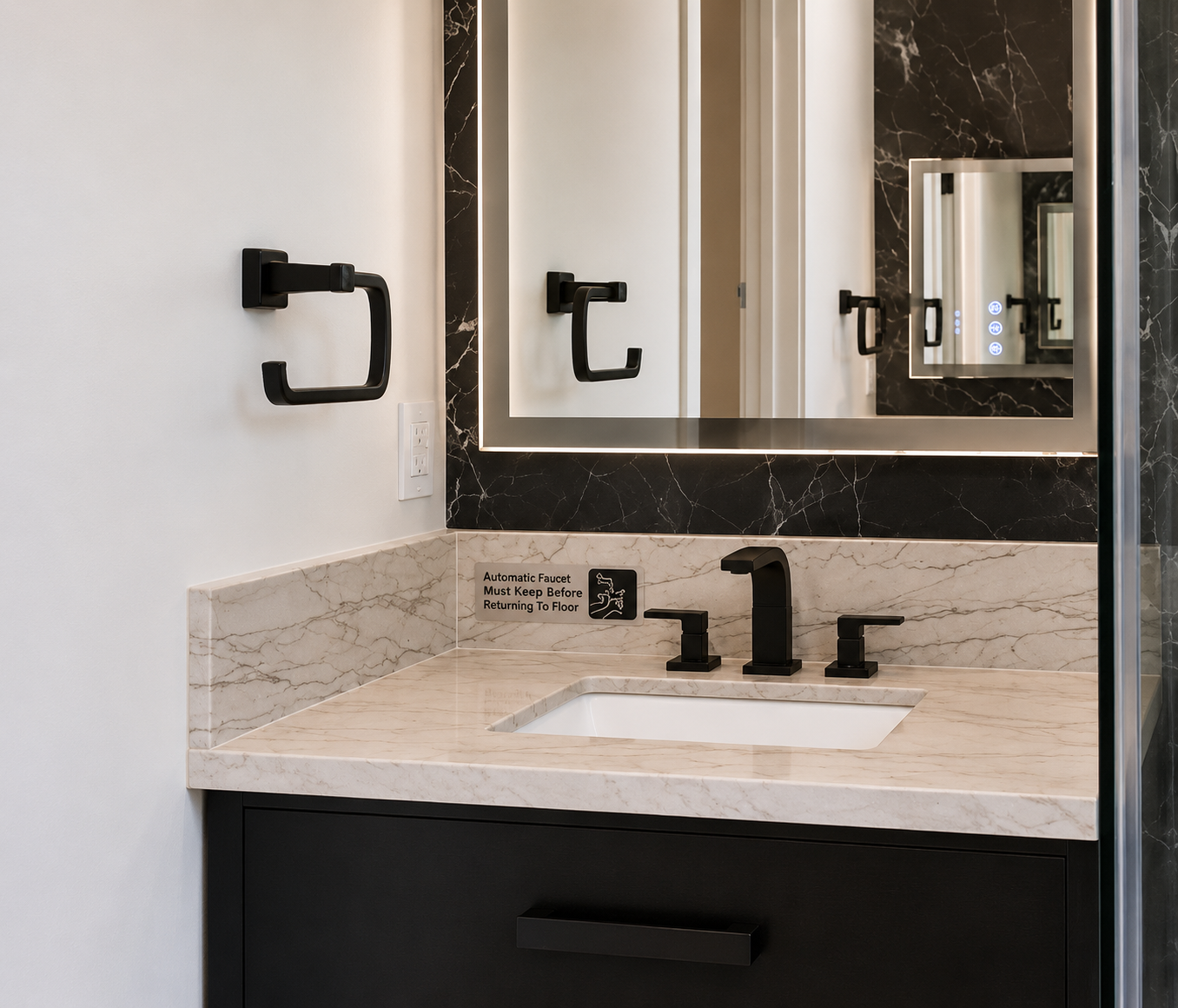 Bathroom at the recovery center